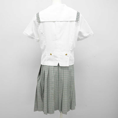 【中古】福島県 須賀川桐陽高等学校 女子制服 3点 (セーラー服・スカート) sf052973