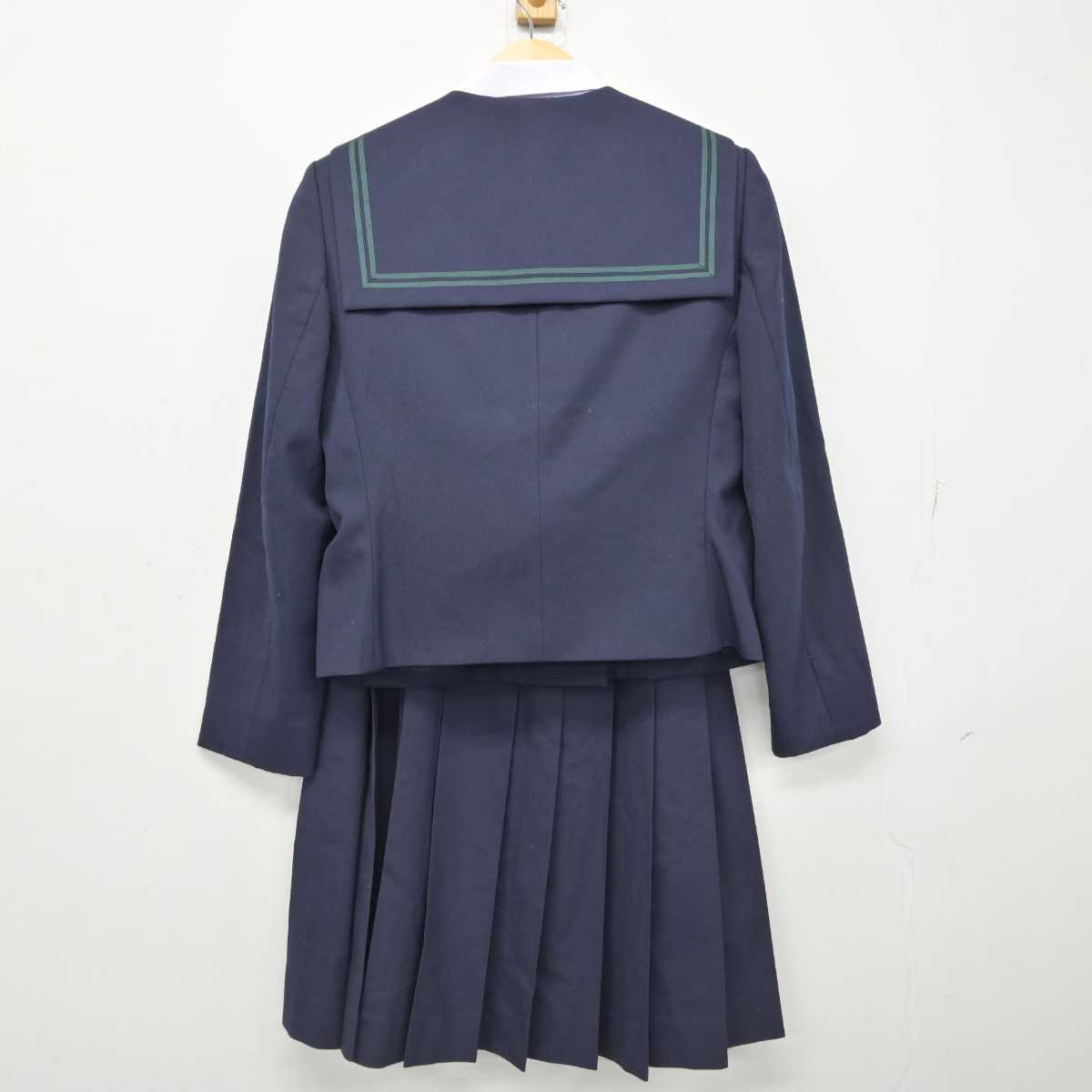 【中古】福島県 西袋中学校 女子制服 3点 (ブレザー・シャツ・スカート) sf052975