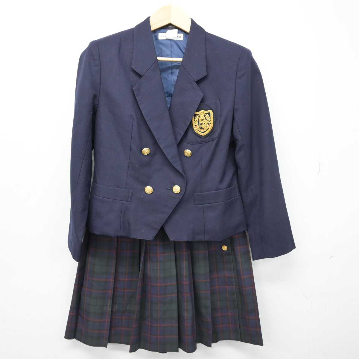 【中古】東京都 明泉学園 鶴川高等学校 女子制服 2点 (ブレザー・スカート) sf052979