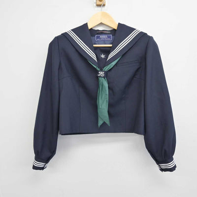 【中古】千葉県 芝山中学校 女子制服 3点 (セーラー服・スカート) sf052993