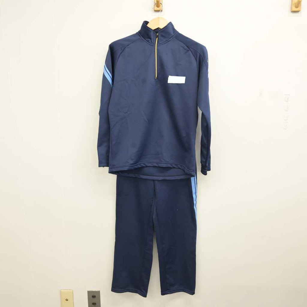 【中古】滋賀県 滋賀学園中学・高等学校 女子制服 2点 (ジャージ 上・ジャージ 下) sf053008