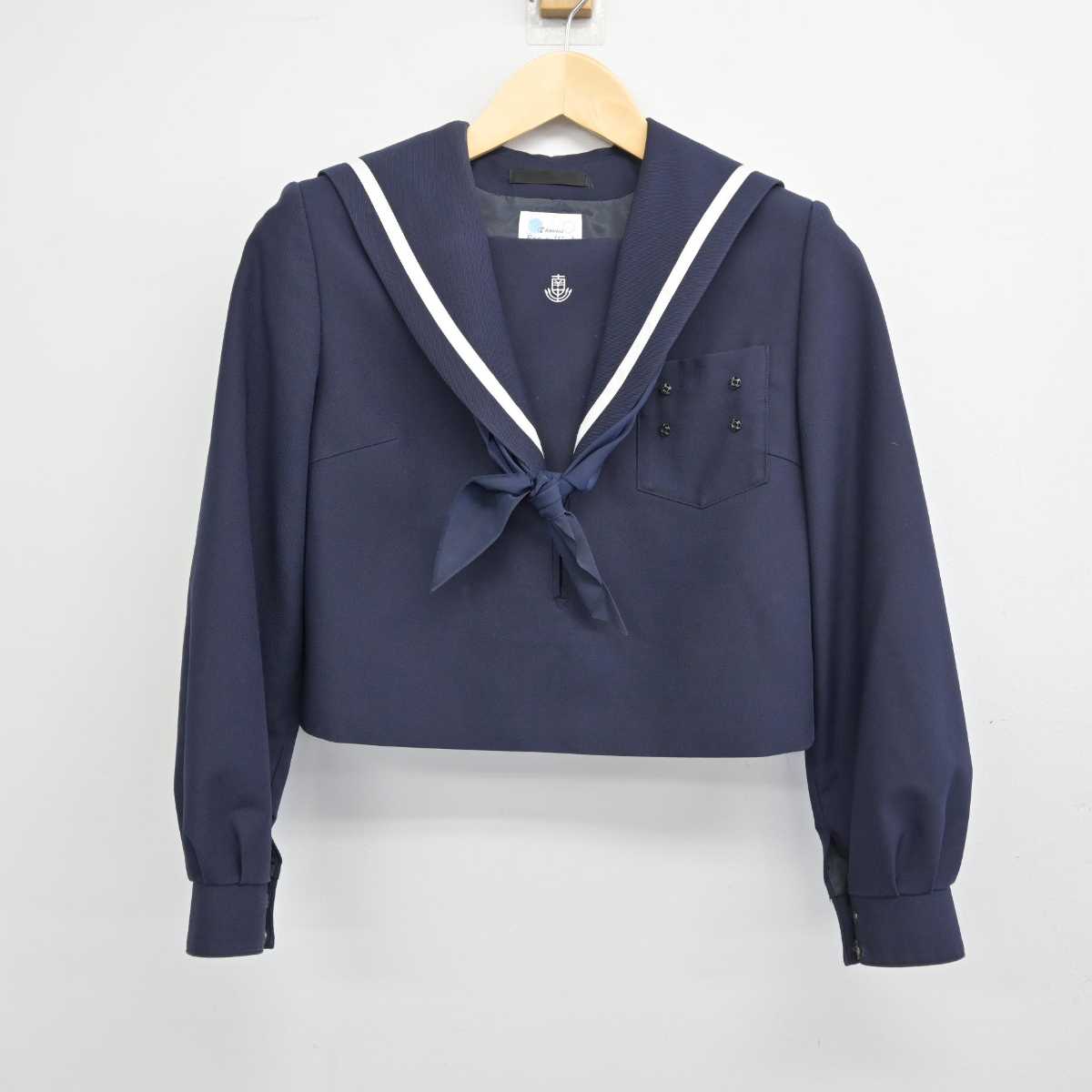 【中古】愛知県 高浜市立南中学校 女子制服 3点 (セーラー服・スカート) sf053012