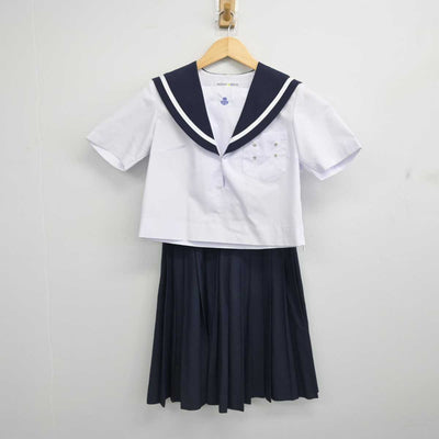 【中古】愛知県 高浜市立南中学校 女子制服 3点 (セーラー服・セーラー服・スカート) sf053013