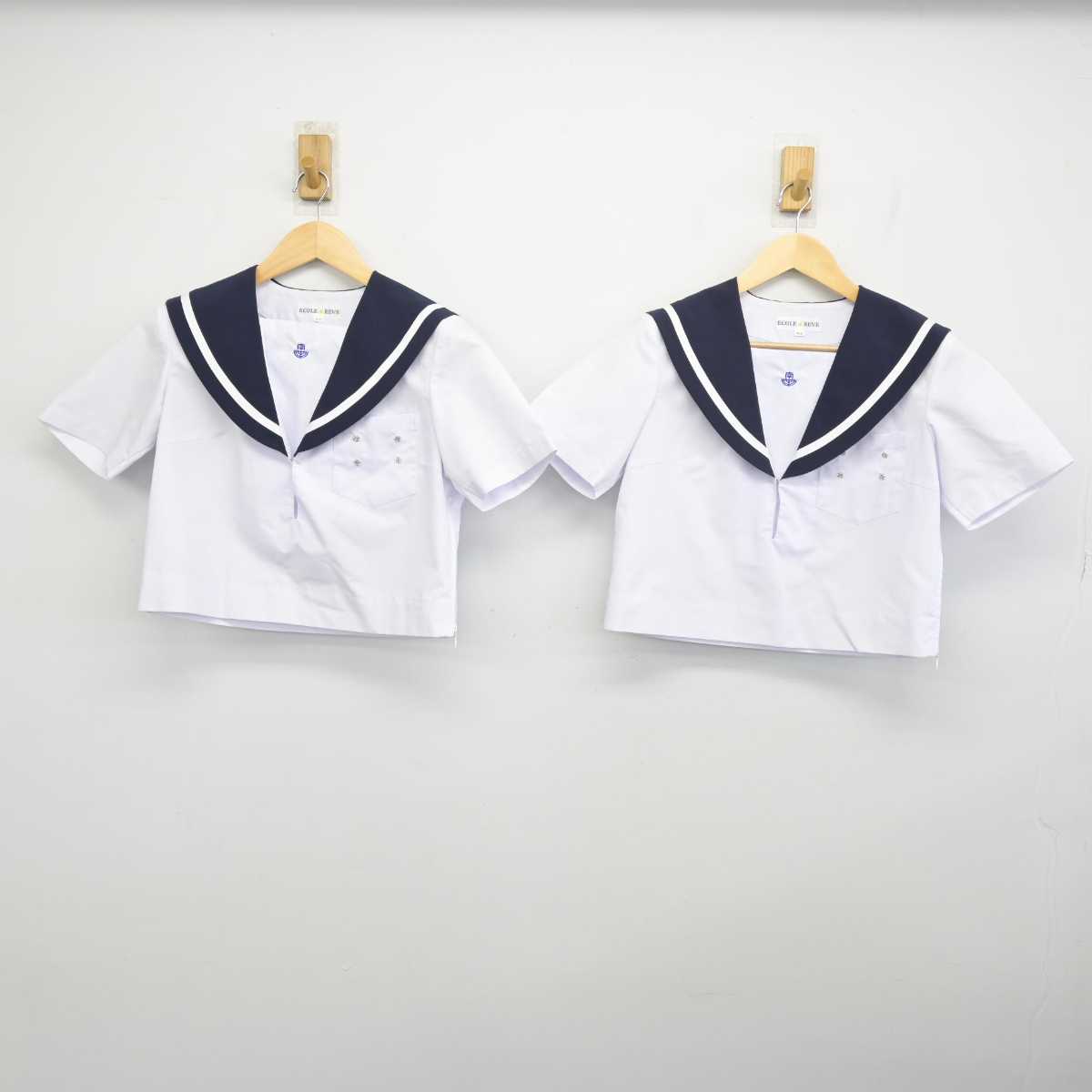 【中古】愛知県 高浜市立南中学校 女子制服 3点 (セーラー服・セーラー服・スカート) sf053013