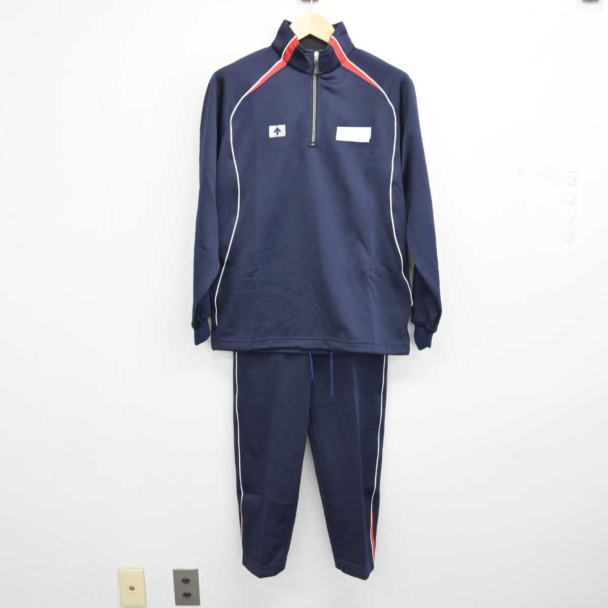 【中古】滋賀県 湖南農業高等学校 女子制服 2点 (ジャージ 上・ジャージ 下) sf053027