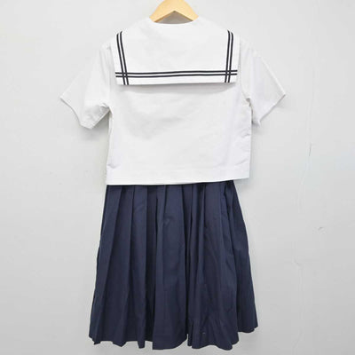 【中古】広島県 栗原中学校 女子制服 3点 (セーラー服・スカート) sf053035