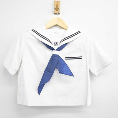 【中古】広島県 栗原中学校 女子制服 3点 (セーラー服・スカート) sf053035