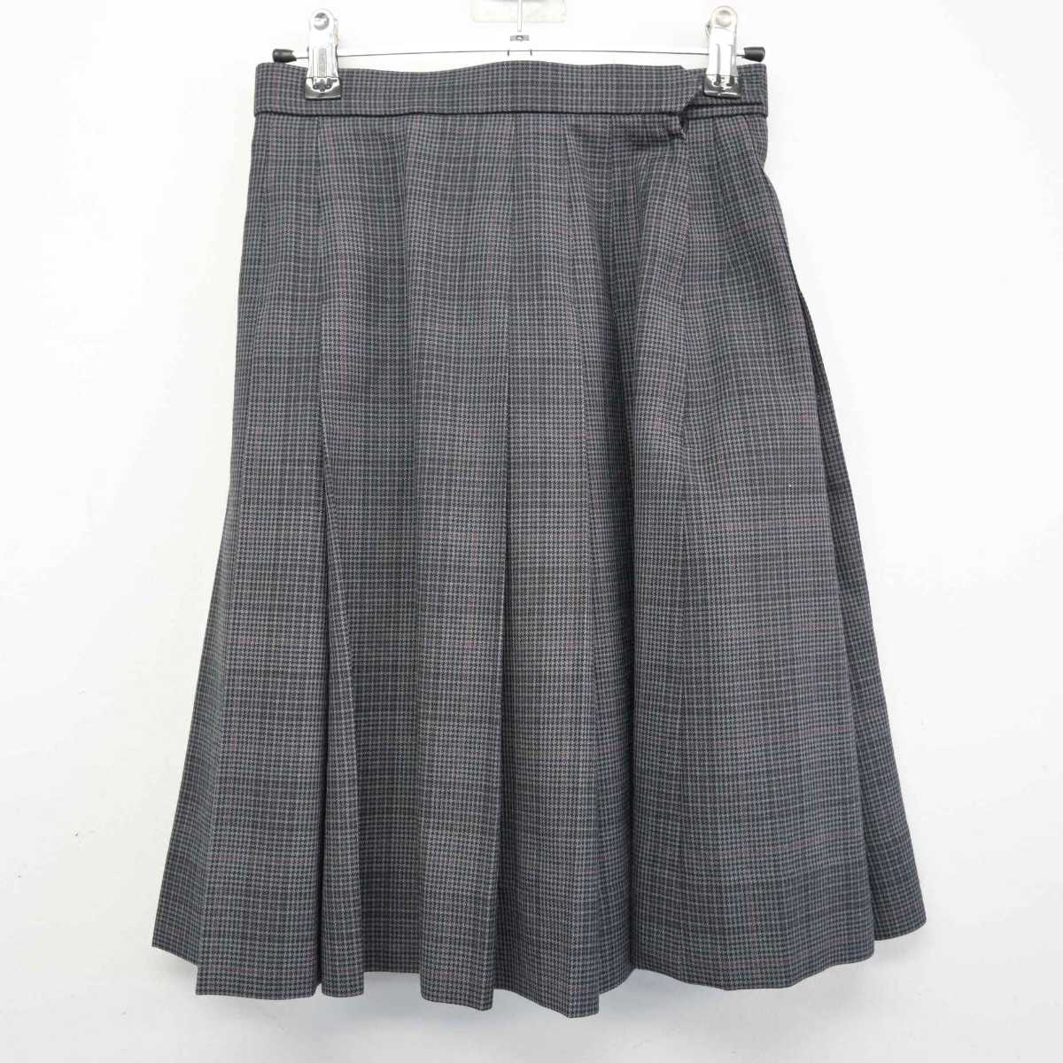 【中古】東京都 朋優学院高等学校 女子制服 3点 (ブレザー・シャツ・スカート) sf053038