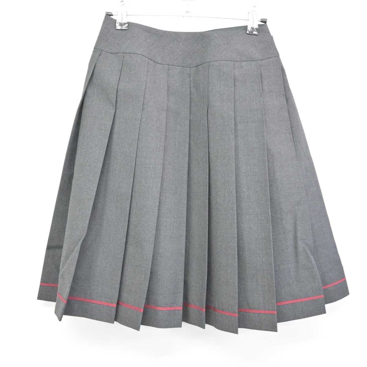 【中古】東京都 桜美林高等学校 女子制服 3点 (ニットベスト・シャツ・スカート) sf053040