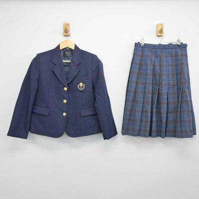 【中古】熊本県 大津中学校 女子制服 2点 (ブレザー・スカート) sf053045