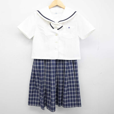 【中古】熊本県 大津中学校 女子制服 5点 (セーラー服・スカート) sf053046