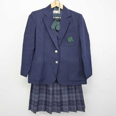 【中古】栃木県 白鴎大学足利高等学校 女子制服 4点 (ブレザー・ベスト・スカート) sf053047