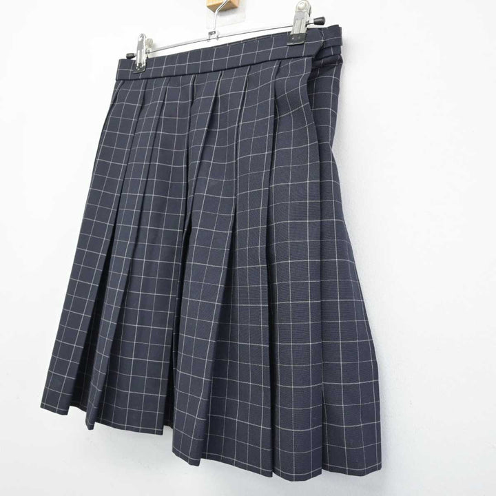 【中古】千葉県 四街道高等学校 女子制服 1点 (スカート) sf053051