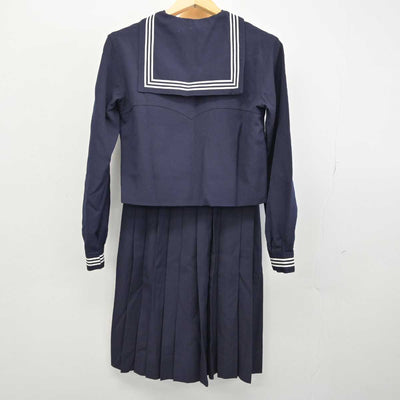 【中古】神奈川県 森村学園中等部・高等部 女子制服 2点 (セーラー服・スカート) sf053057