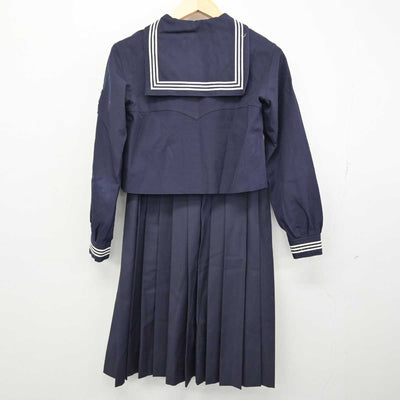 【中古】神奈川県 森村学園中等部・高等部 女子制服 3点 (セーラー服・スカート) sf053058