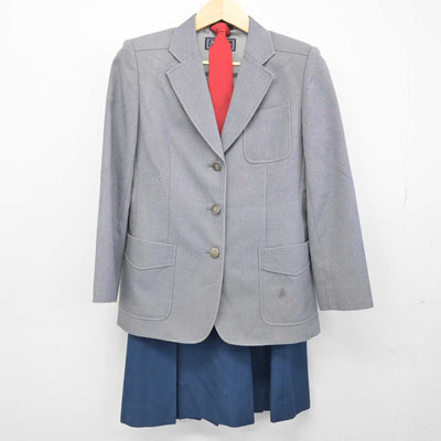 【中古】宮城県 増田中学校 女子制服 4点 (ブレザー・スカート・スカート) sf053061