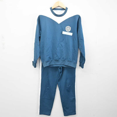 【中古】宮城県 増田中学校 女子制服 2点 (体操服 上・体操服 下) sf053062