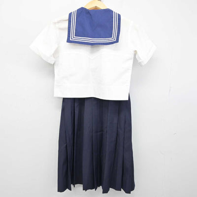 【中古】神奈川県 森村学園中学校 女子制服 3点 (セーラー服・スカート) sf053069