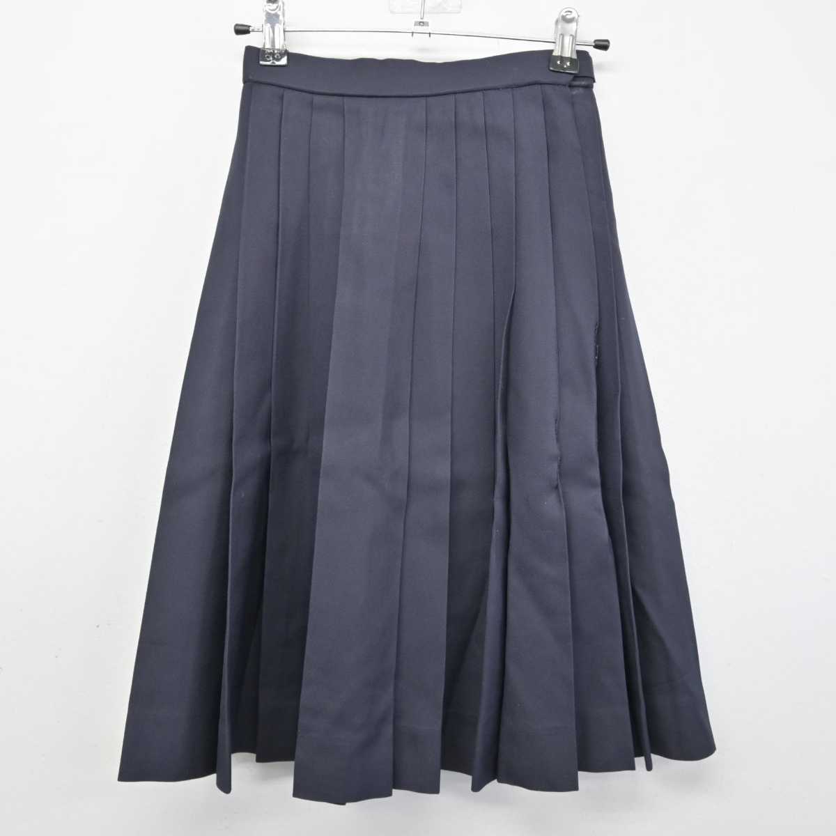 【中古】東京都 豊島岡女子学園高等学校 女子制服 5点 (セーラー服・ニット・スカート) sf053074