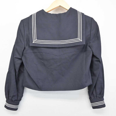 【中古】東京都 豊島岡女子学園高等学校 女子制服 2点 (セーラー服・ニット) sf053075