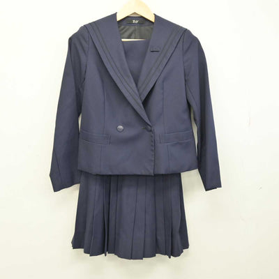 【中古】神奈川県 厚木高等学校 女子制服 3点 (セーラー服・スカート・スカート) sf053080