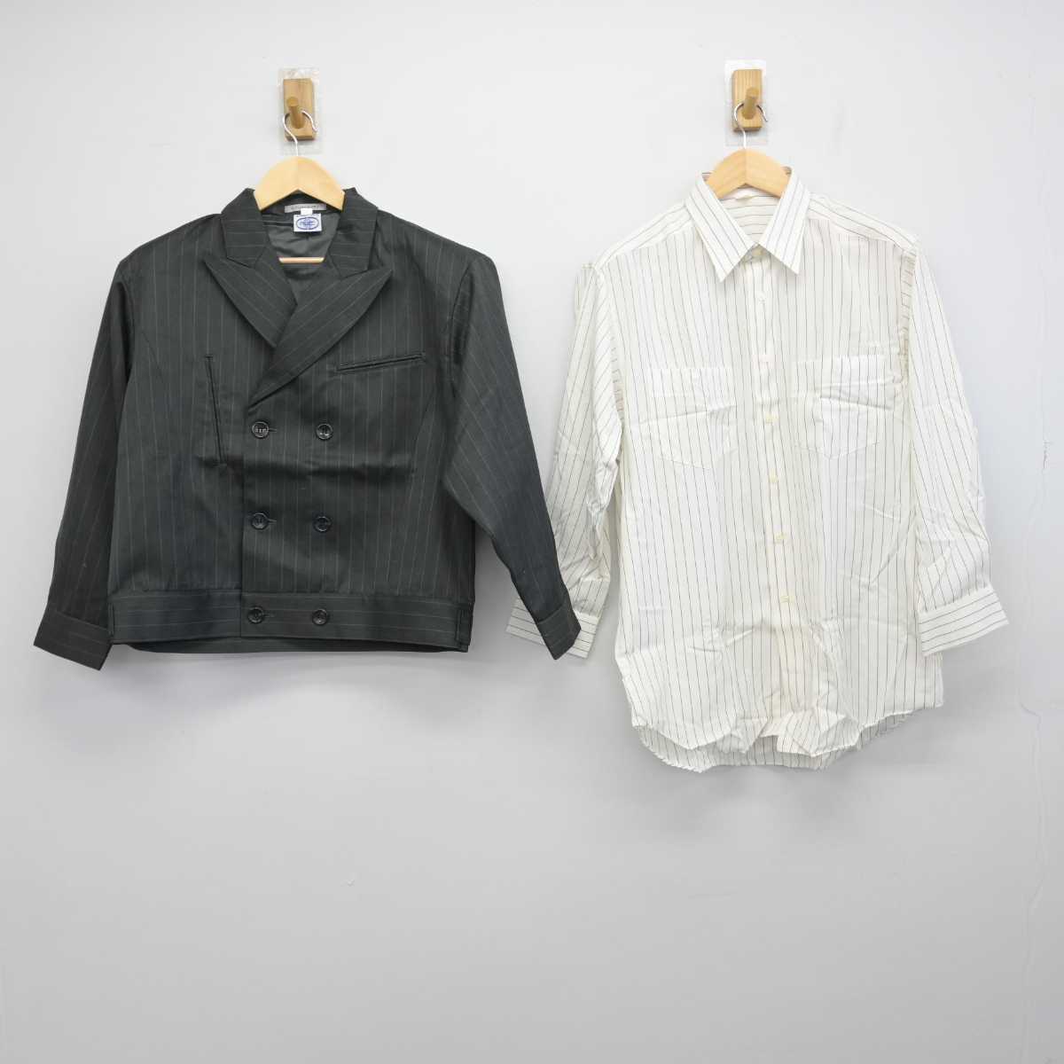 【中古】 日本道路公団 男子制服 2点 (ブレザー・シャツ) sf053085