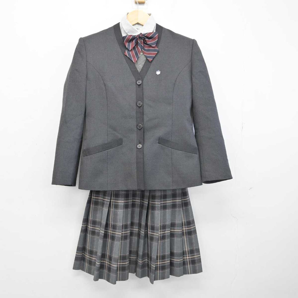 【中古】北海道 北海学園札幌高等学校 女子制服 6点 (ブレザー・ニット・シャツ・スカート) sf053105 | 中古制服通販パレイド