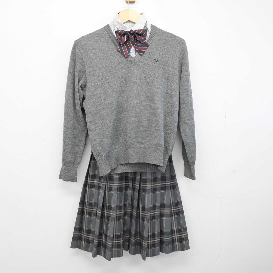 【中古】北海道 北海学園札幌高等学校 女子制服 6点 (ブレザー・ニット・シャツ・スカート) sf053105 | 中古制服通販パレイド