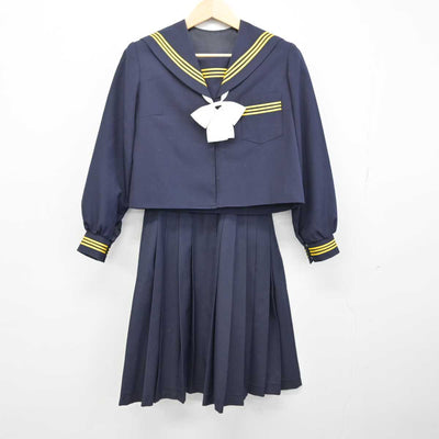 【中古】静岡県 浜松市浜名中学校 女子制服 2点 (セーラー服・スカート) sf053107