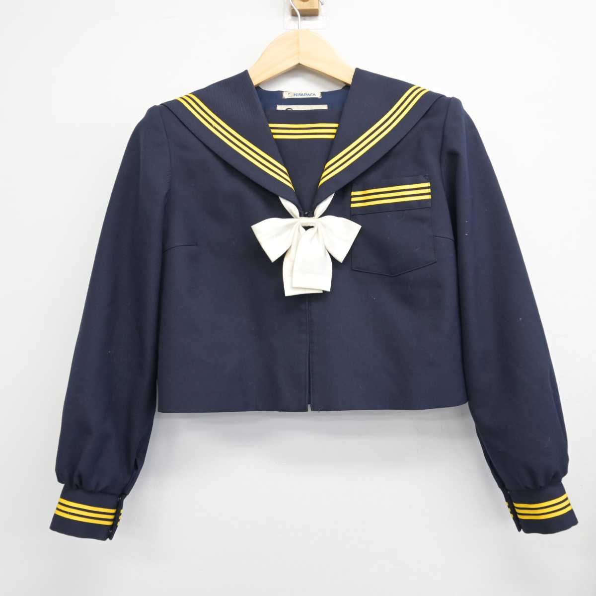 【中古】静岡県 浜松市浜名中学校 女子制服 2点 (セーラー服・スカート) sf053108