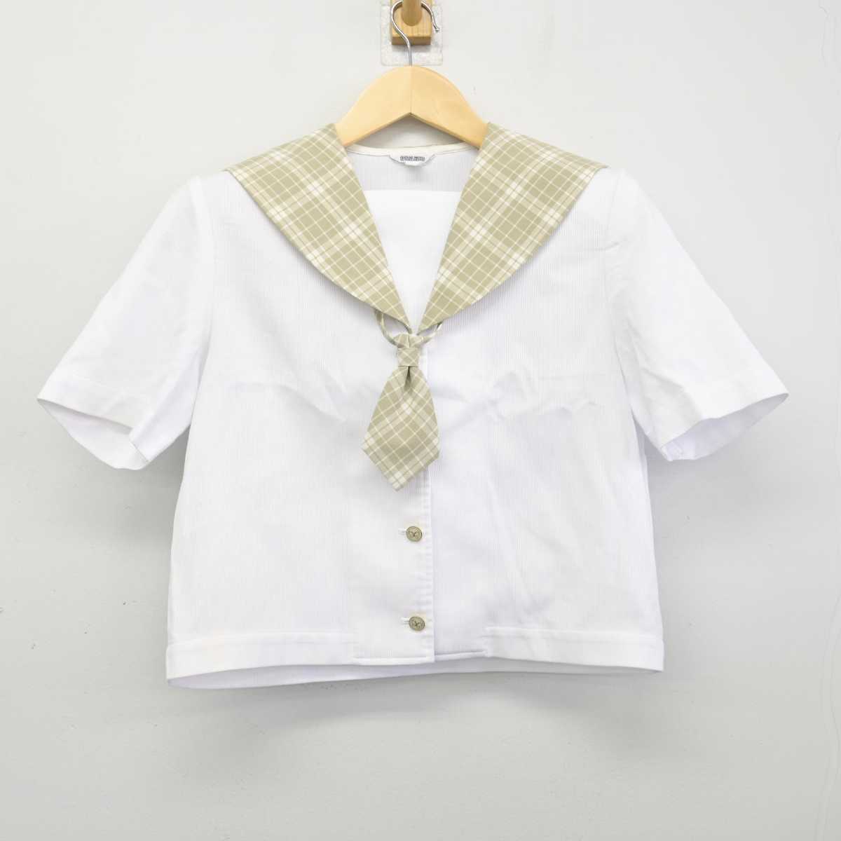 【中古】埼玉県 越谷南高等学校 女子制服 1点 (セーラー服) sf053118