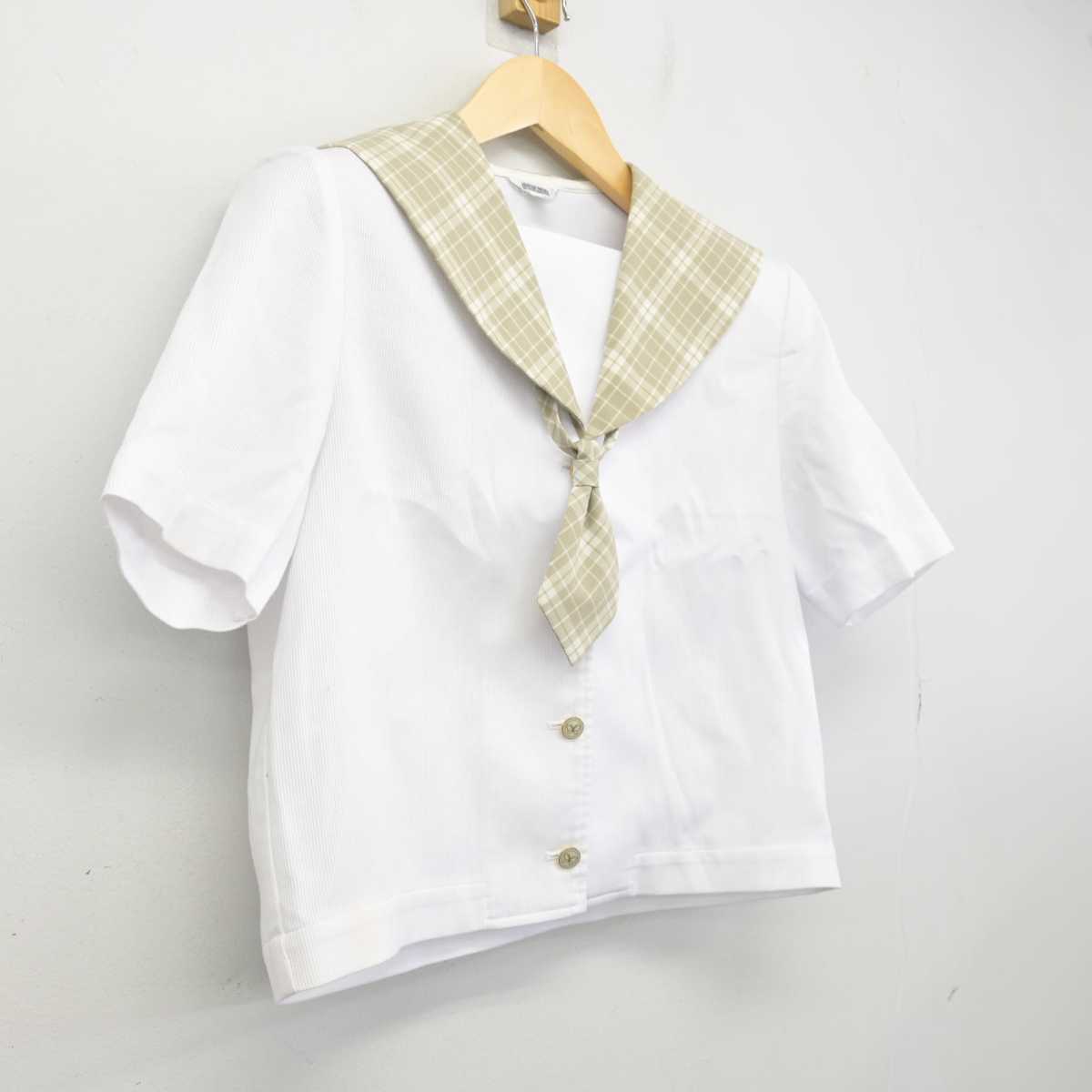 【中古】埼玉県 越谷南高等学校 女子制服 1点 (セーラー服) sf053118