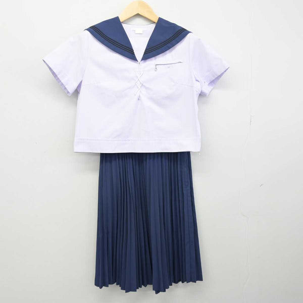 中古】静岡県 日本体育大学浜松日体中学校 女子制服 3点 (セーラー服・スカート) sf053120 | 中古制服通販パレイド