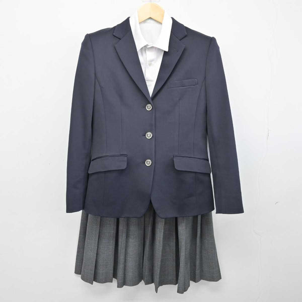 【中古】福岡県 北九州市内中学校標準服 女子制服 3点 (ブレザー・シャツ・スカート) sf053135 | 中古制服通販パレイド