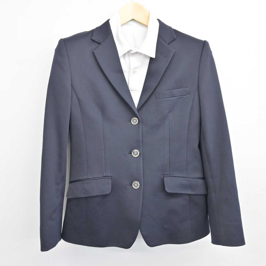 【中古】福岡県 北九州市内中学校標準服 女子制服 3点 (ブレザー・シャツ・スカート) sf053135 | 中古制服通販パレイド