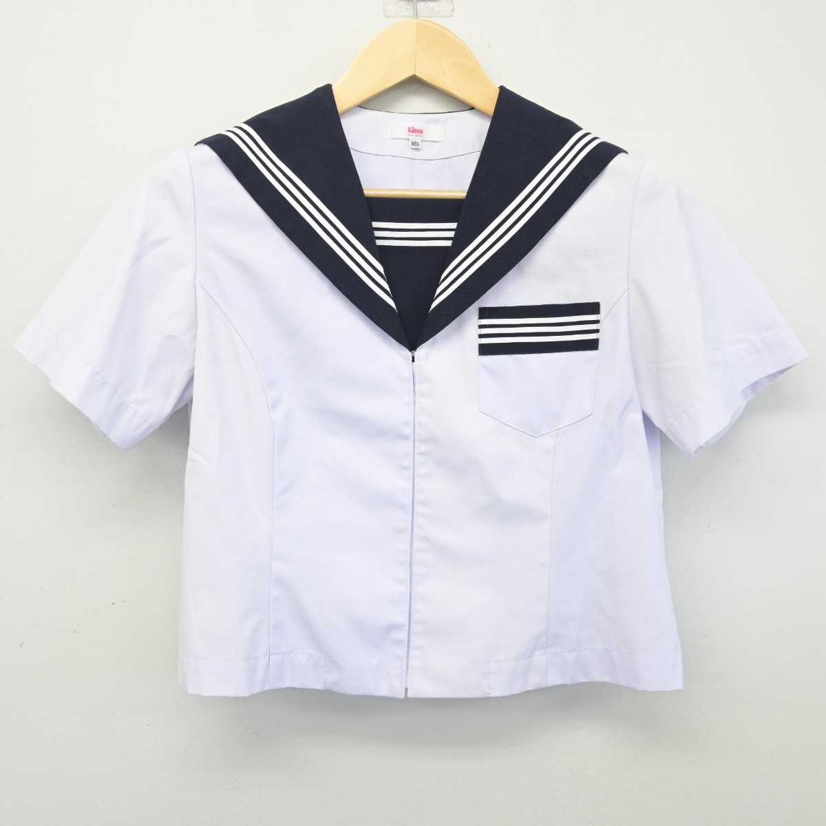 【中古】静岡県 周南中学校 女子制服 2点 (セーラー服・セーラー服) sf053160