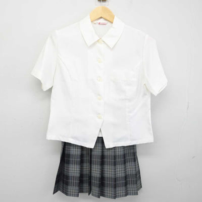 【中古】大阪府 昇陽中学校・高等学校 女子制服 3点 (シャツ・スカート) sf053163