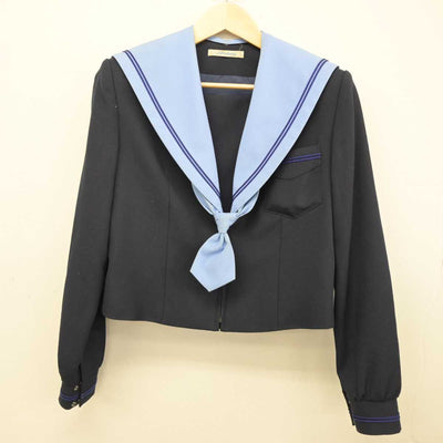 【中古】大阪府 旭中学校 女子制服 2点 (セーラー服) sf053164