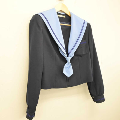 【中古】大阪府 旭中学校 女子制服 2点 (セーラー服) sf053164