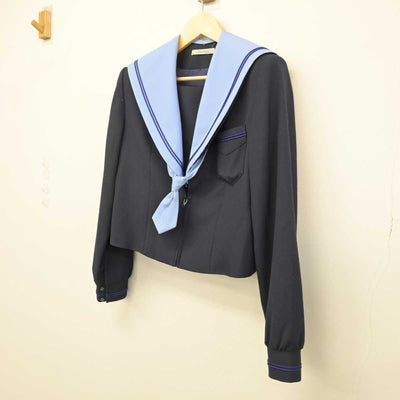 【中古】大阪府 旭中学校 女子制服 2点 (セーラー服) sf053164