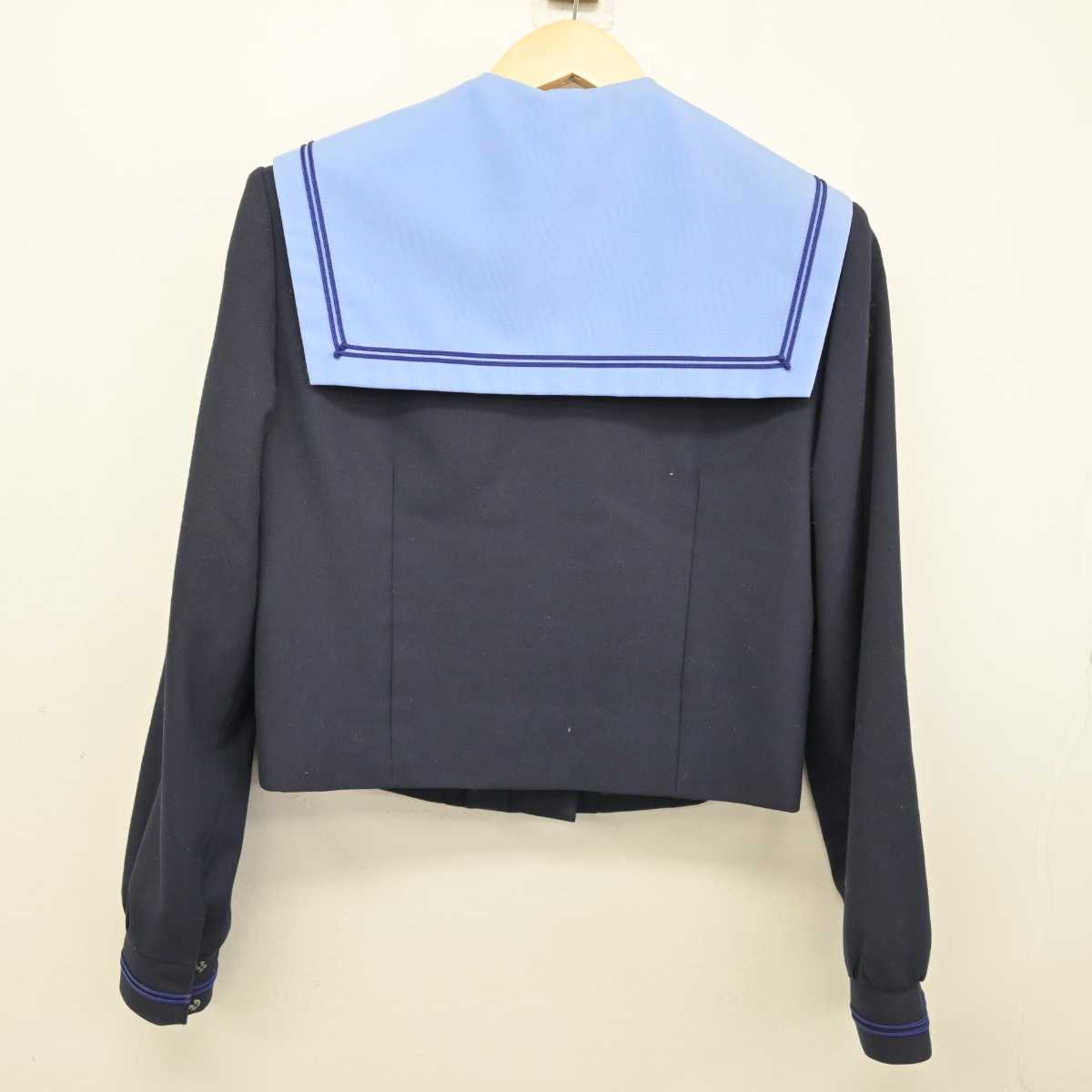 【中古】大阪府 旭中学校 女子制服 2点 (セーラー服) sf053164