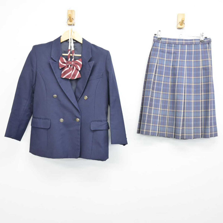 中古】東京都 武蔵野北高等学校 女子制服 4点 (ブレザー