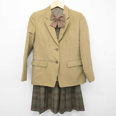 【中古】群馬県 高崎経済大学附属高等学校 女子制服 4点 (ブレザー・スカート) sf053180