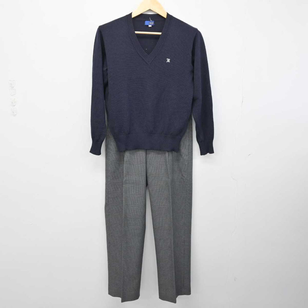 【中古】埼玉県 本庄東高等学校 男子制服 4点 (ブレザー・ニット・ズボン) sf053183 | 中古制服通販パレイド