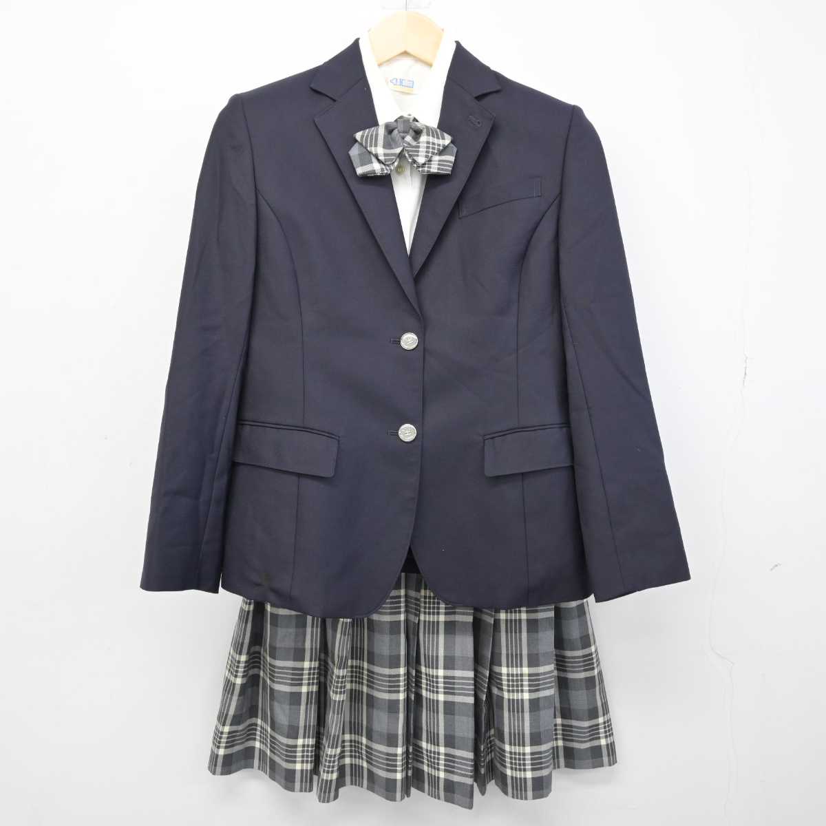 【中古】埼玉県 本庄東高等学校 女子制服 4点 (ブレザー・シャツ・スカート) sf053186