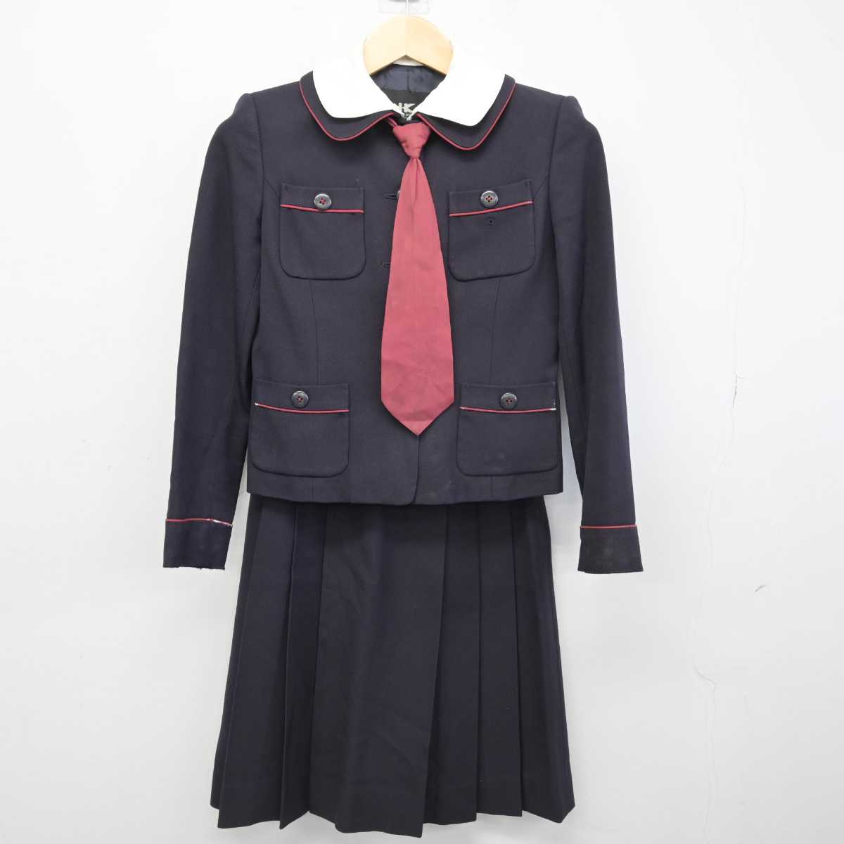 【中古】大阪府 羽衣学園高等学校/旧制服 女子制服 3点 (ブレザー・スカート) sf053193