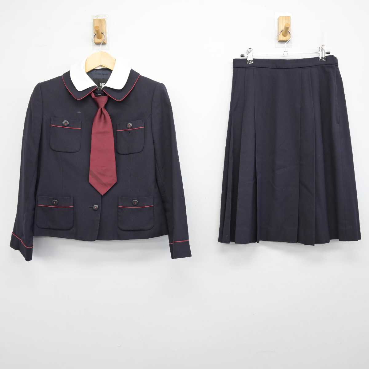 【中古】大阪府 羽衣学園高等学校/旧制服 女子制服 3点 (ブレザー・スカート) sf053194