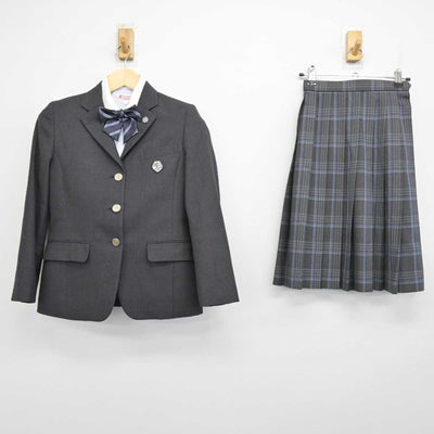 【中古】東京都 国本女子高等学校 女子制服 5点 (ブレザー・シャツ・スカート) sf053199