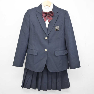 【中古】東京都 東亜学園高等学校 女子制服 5点 (ブレザー・ベスト・シャツ・スカート) sf053203