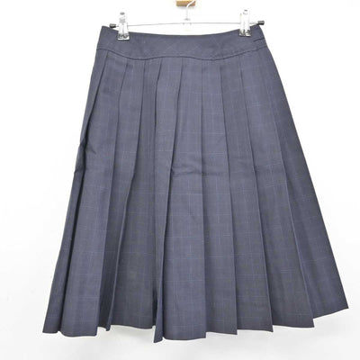 【中古】東京都 東亜学園高等学校 女子制服 3点 (ニットベスト・シャツ・スカート) sf053206